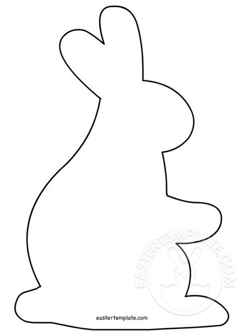 Bunny Outline Bunny Clipart Rabbit Outline Pencil And In Color Bunny