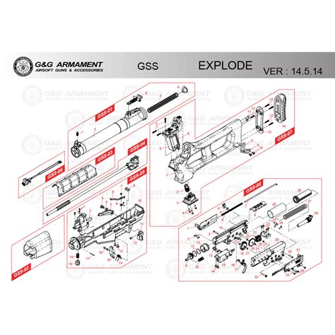 Gandg Airsoft Gss Rifle Diagram Low Price Of 0