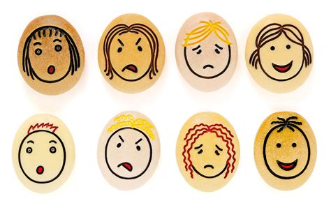 Emotion Stones - encourage children to talk about feelings