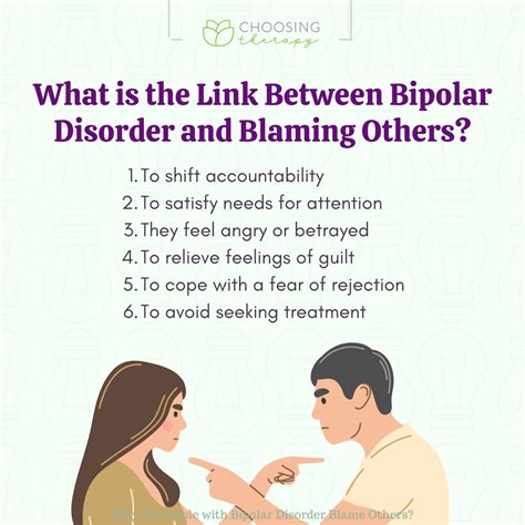 Bipolar Disorder And Blaming Others What Is The Link