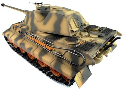 Taigen King Tiger Porsche Turret Infrared 24ghz Rtr Rc Tank 116th Scale
