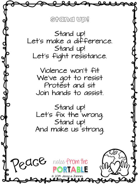 Stand Up! - A Poem for Black History Month - Notes from the Portable