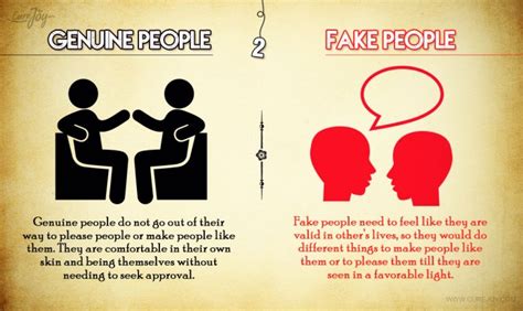 8 Differences Between Genuine And Fake People