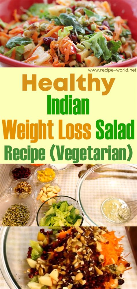 Recipe World Healthy Indian Weightloss Salad Recipe Vegetarian