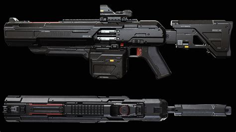 Sergey Tyapkin Portfolio Assault Rifle Concept