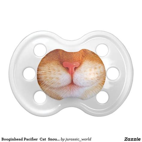 Booginhead Pacifier Cat Snout Cat Nose Orange Cat Nose