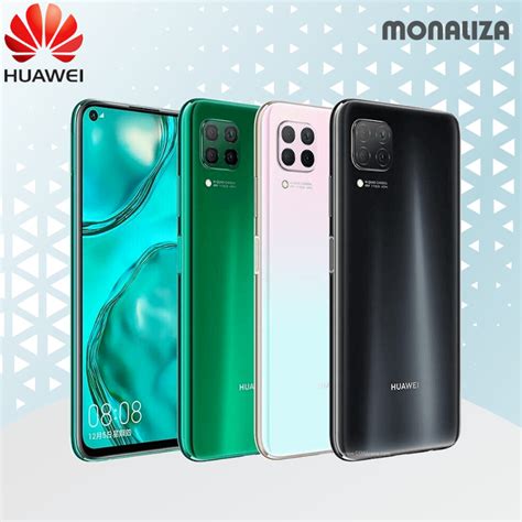 Midnight black, crush green, sakura pink. Huawei Nova 7I Sakura Pink / Crush Green / Midnight Black ...