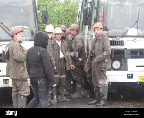 Miners Working In The Yubileynaya Coal Mine A Methane Explosion At The