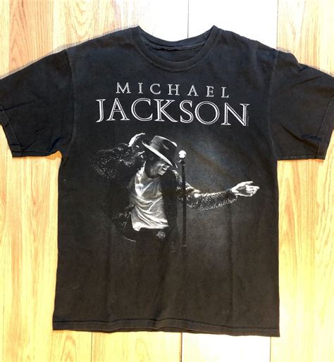 Pre Owned Michael Jackson T Shirt King Of Pop Used Bi Gem