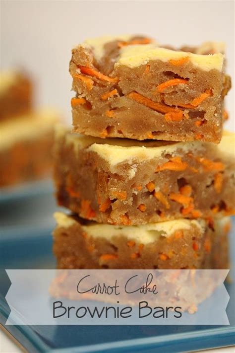 Carrot Cake Brownie Bars And A Giveaway