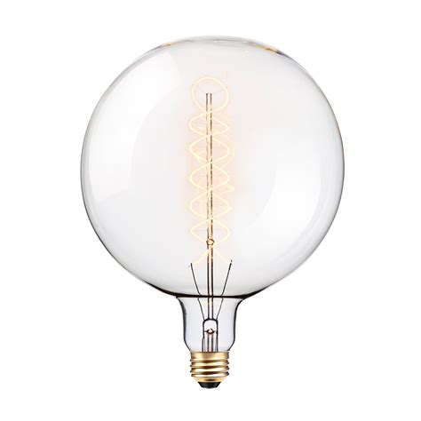 Globe Electric Oversized Round Vintage Edison 100w Clear Glass Dimmable