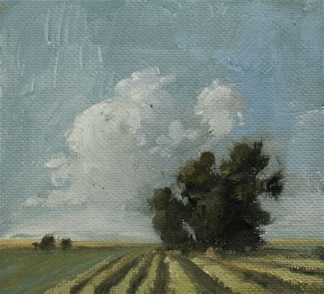 Original Mini Oil Landscape Painting 1 Miss Mustard Seed