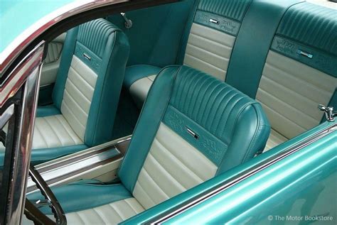 1965 Ford Mustang Luxury Pony Interior In Aquawhite Route 46