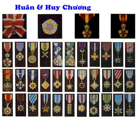Military Orders Decorations And Medals Of The Republic Of Vietnam
