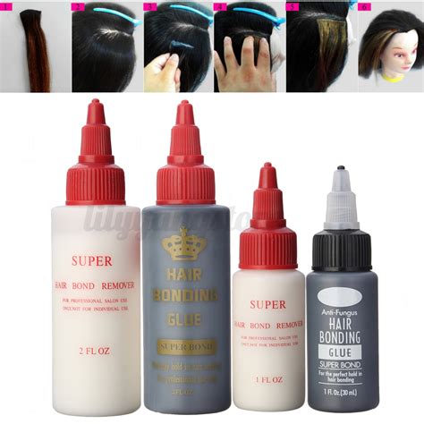 Glue extensions are a temporary method for adding instant volume and length to short hair. Pro Hair Wig Bonding Remover Gel Glue Adhesive Anti-fungus ...
