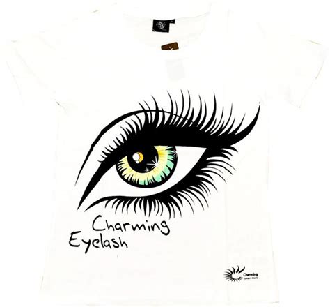 Charming Eyelash Big Eyelash T Shirt Charming Eyelash World