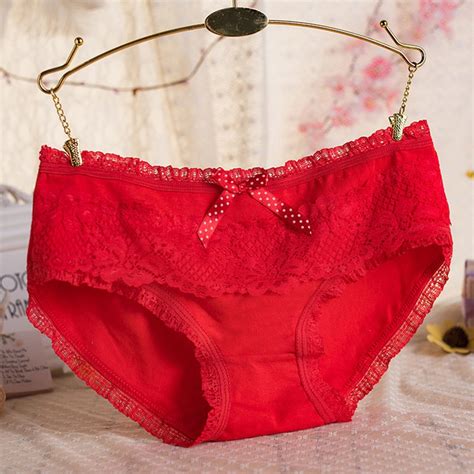 Women Floral Lace Panties Bow Briefs Stretchy Lingerie Ruffled Underwear Sexy Ebay