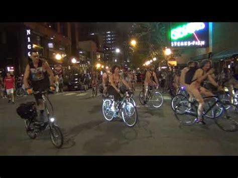 Chicago Nude Bike Ride Youtube