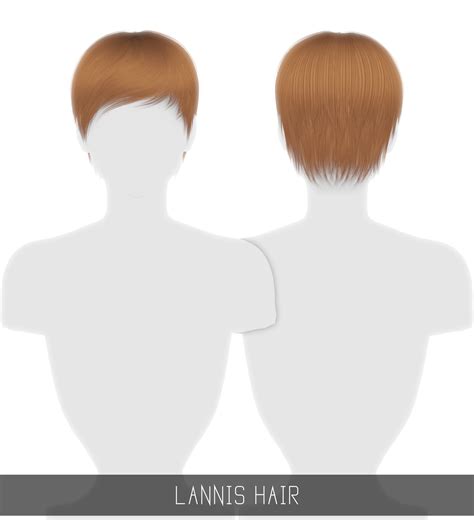 Sims 4 Hairs ~ Simpliciaty Lannis Hair
