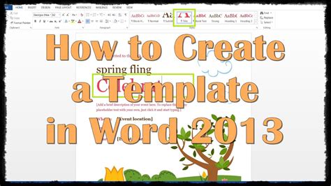 How To Create A Template In Word 2013 Professional Template For Business