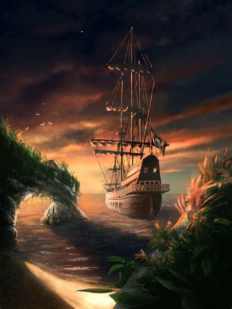 Pin By Baron Bruce Von Boughner On Pirates Pirate Bay Ship Paintings