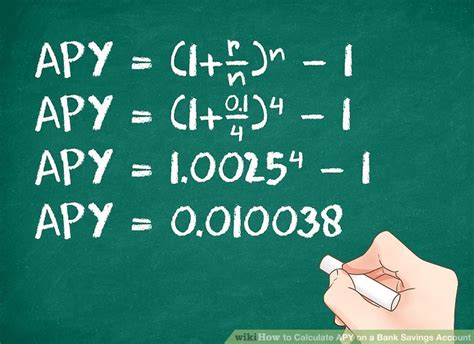 3 Ways To Calculate Apy On A Bank Savings Account Wikihow