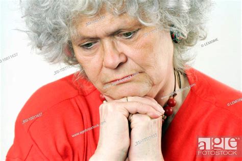 Weary Elderly Person Stock Photo Picture And Rights Managed Image
