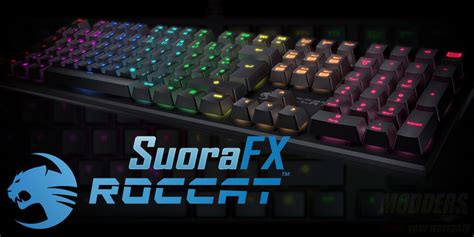 Roccat Introduces Rgb Led Suora Fx Frameless Mechanical Keyboard