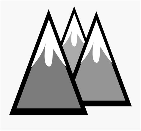 All hand illustrated using art fountain pen by alexia. Mountain Clipart Triangle and other clipart images on ...