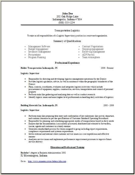 Top✓ logistics coordinator cv example + how to guide on how to construct your own resume with professional tips and tricks from our experts. Transportation Logistics Resume, Occupational:examples,samples Free edit with word