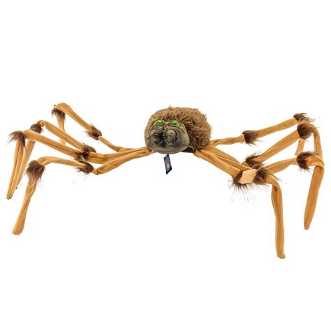 Halloween Haunters Giant 4ft Scary Brown Furry Spider Prop Decoration