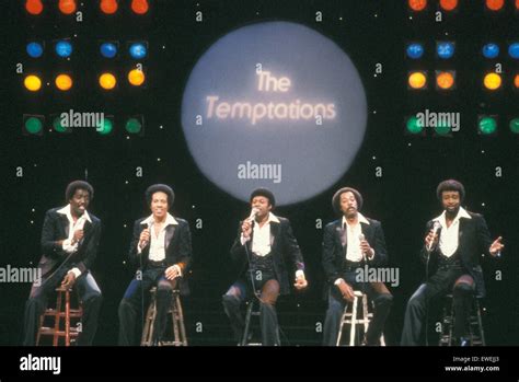 The Temptations Us Vocal Group About 1972 Photo Jeffrey Mayer Stock