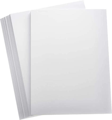 Papier Cartonné Blanc Format A4 220 Gm² 100 Feuilles Amazonfr