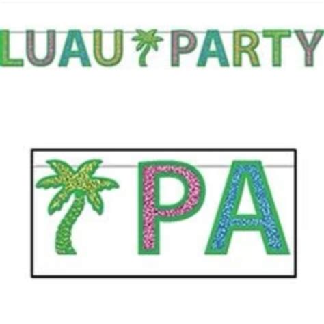 glitter streamer luau party” abracadabranyc