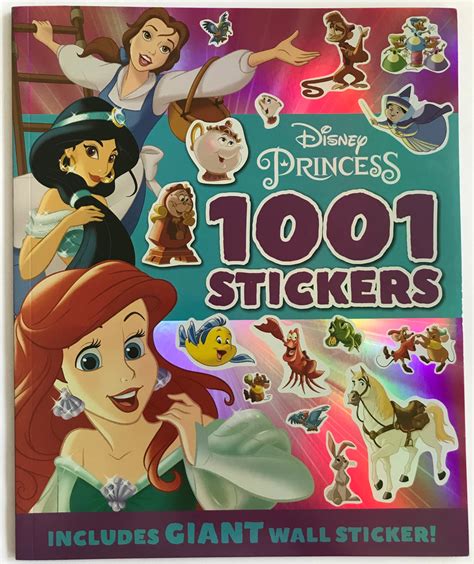 Girls Disney Princess 1001 Sticker Activity Book Autumn Paperback New
