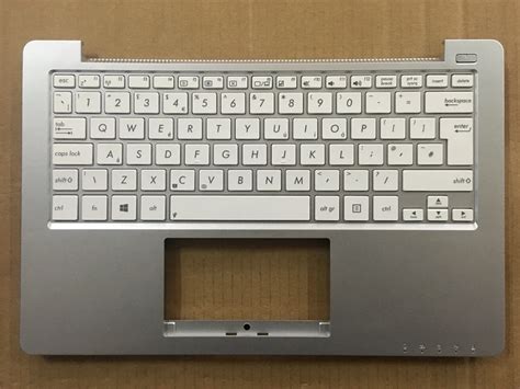 New UK White Keyboard For Asus X201 X201E White With Palmrest topcase C