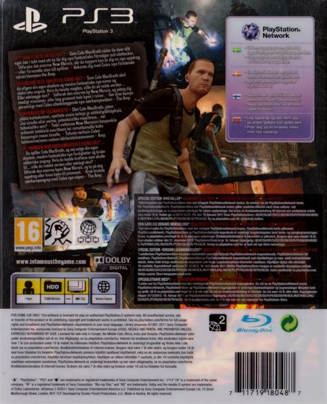 Ps3 Infamous 2 Special Edition Beg Kaptenkrok