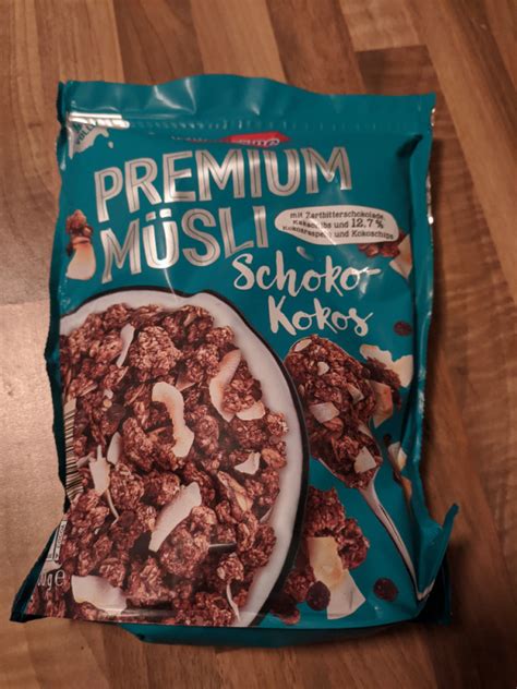 Knusperone Premium Müsli Schoko Kokos Kalorien Neue Produkte Fddb
