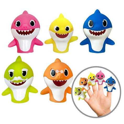 Pinkfong Baby Shark Bath Finger Puppets