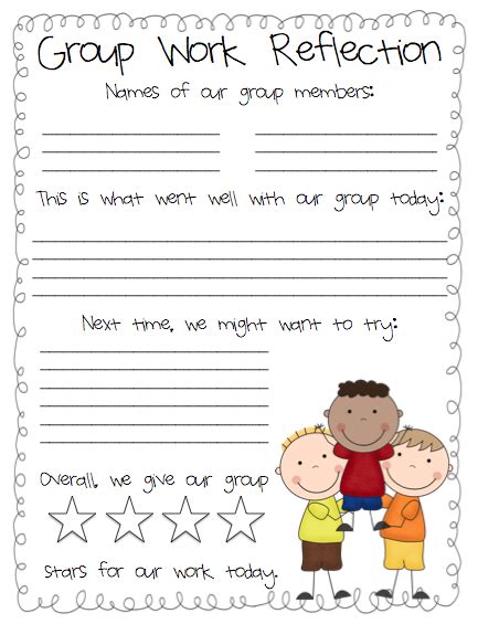 Daily Reflection Worksheet