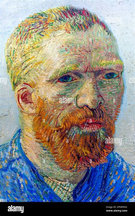Self Portrait Painting Vincent Van Gogh Stock Photo Alamy