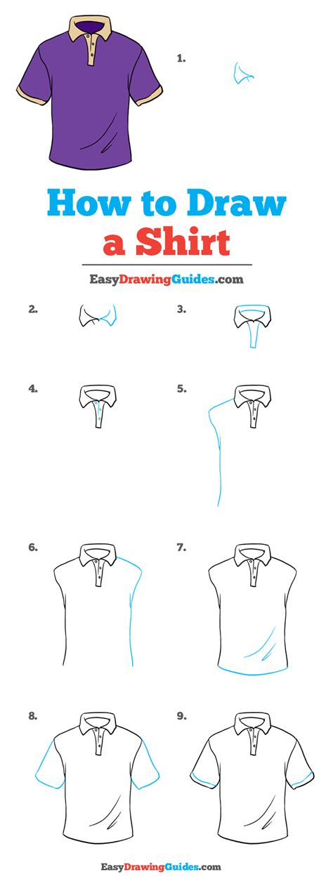 How To Draw A Shirt Easy Step By Step Shirt Views