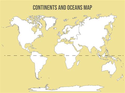 Continents And Oceans Map Printable Printable World Holiday Sexiz Pix
