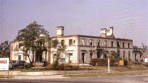 The Norma Desmond Mansion From Sunset Boulevard Being Demolished S Irving Blvd Los