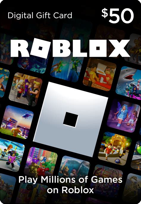 This gift card does it all. Roblox $50 Game Card, Digital Download - Walmart.com in ...