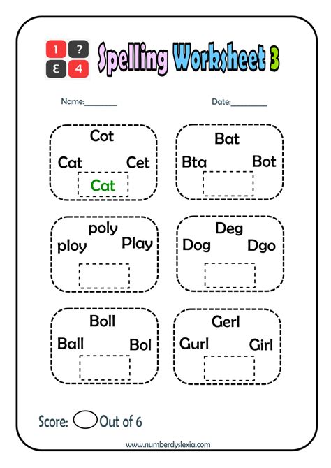 Circle Words Spelling Exercise Spelling Worksheets 1st 100 Important