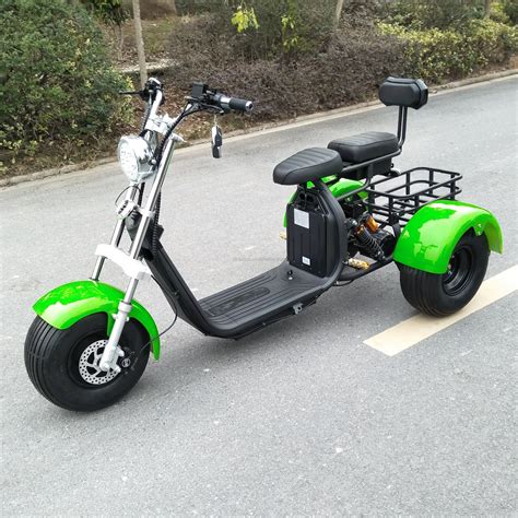 1000w 2000w 60v Citycoco Fat Tire Adult 3 Wheel Electric Scooter Street