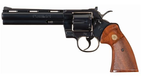 Austrian Proofed Colt Python Double Action Revolver Rock Island Auction
