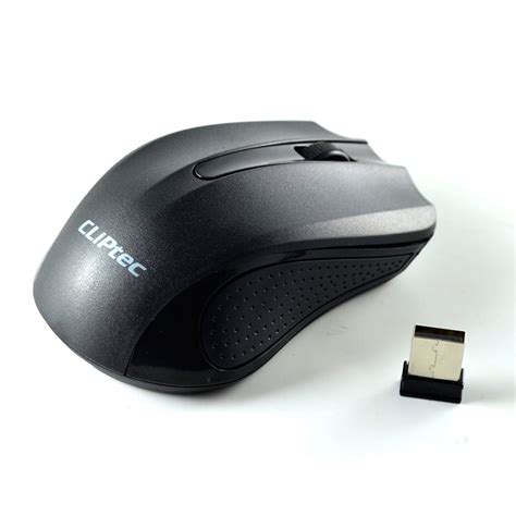 Cliptec Black 24ghz 1200 High Dpi Wireless Optical Mouse Mice Usb
