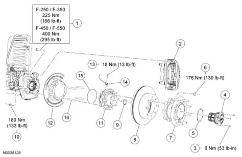 2005 F250 The Right Side Hub And Rotorsealsaxlediagram